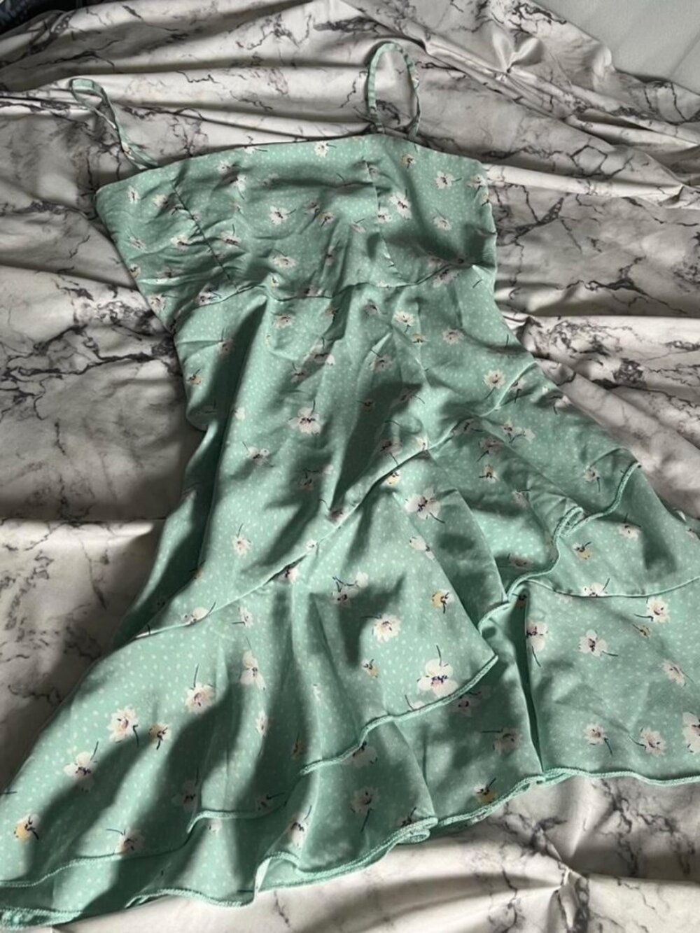 Altar’d State Mint Green Mini Dress